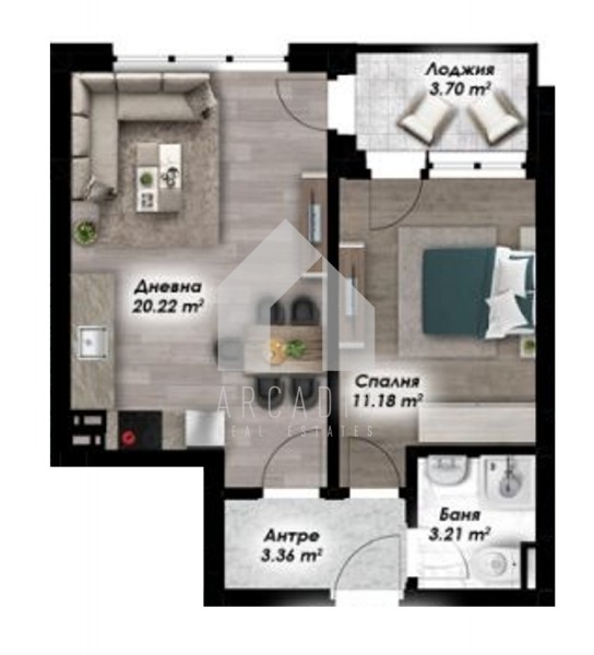 Продава 2-СТАЕН, гр. Пловдив, Остромила, снимка 3 - Апартаменти - 53381592