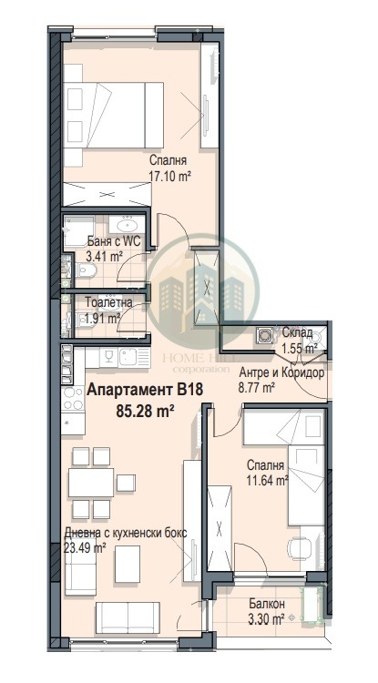 Продава 3-СТАЕН, гр. София, Кръстова вада, снимка 6 - Апартаменти - 52320280