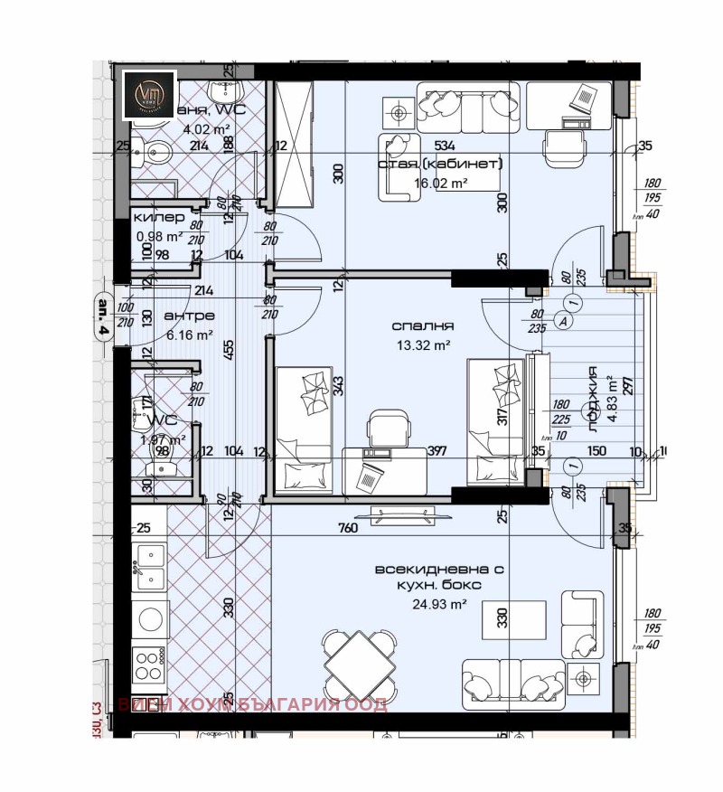 Продава 3-СТАЕН, гр. Варна, Младост 2, снимка 4 - Апартаменти - 53520210