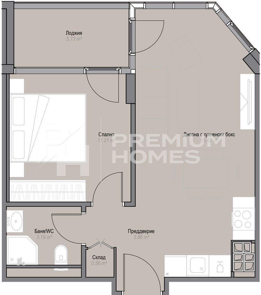 Продава 2-СТАЕН, гр. София, Оборище, снимка 2 - Апартаменти - 54342525