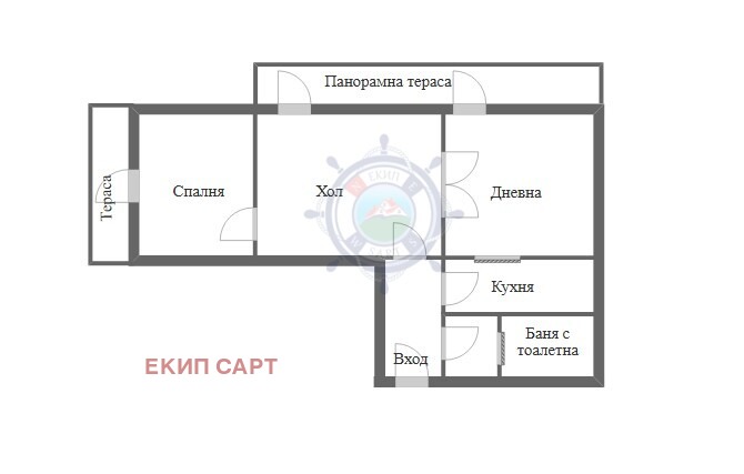 Til salgs  1 soverom Varna , Kolhozen pazar , 67 kvm | 76706459 - bilde [2]