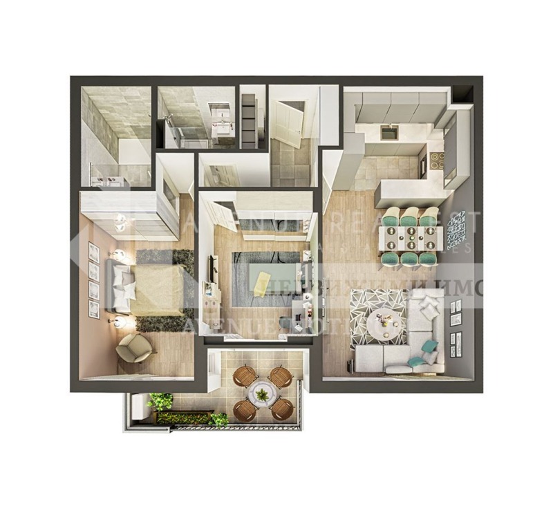 For Sale  2 bedroom Plovdiv , Trakiya , 110 sq.m | 41751152 - image [3]