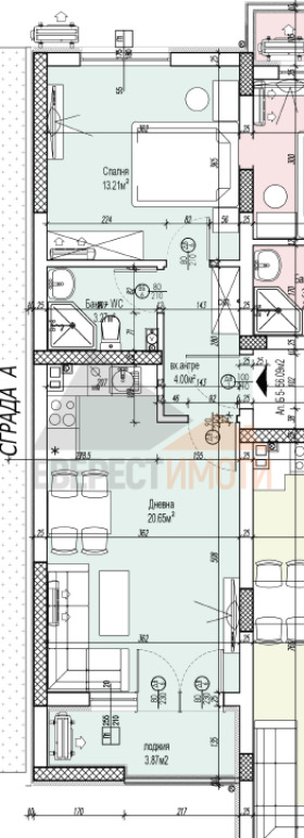 Продава 2-СТАЕН, гр. Пловдив, Въстанически, снимка 2 - Апартаменти - 55394107