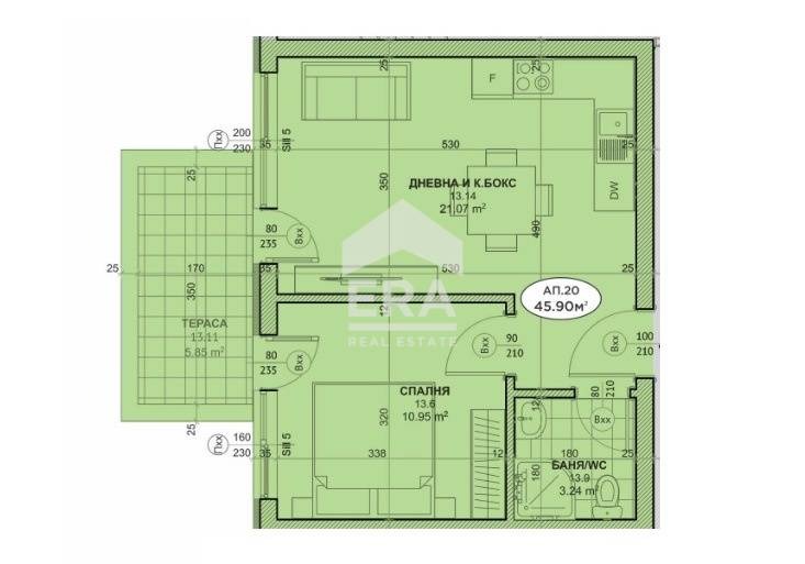 Продава 2-СТАЕН, гр. Варна, Виница, снимка 9 - Aпартаменти - 47143148