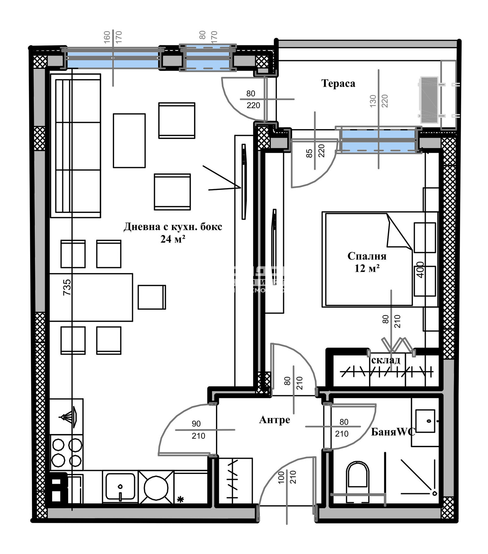 Продава 2-СТАЕН, гр. Пловдив, Въстанически, снимка 2 - Апартаменти - 49952230