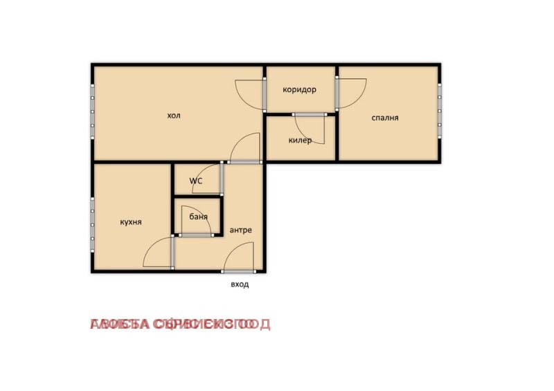 De vânzare  1 dormitor Sofia , Borovo , 54 mp | 56815691 - imagine [2]