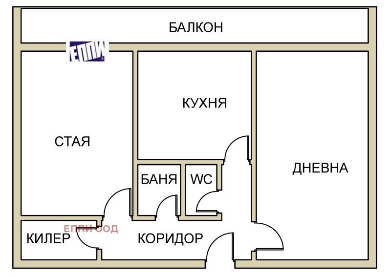 Продава 2-СТАЕН, гр. София, Хаджи Димитър, снимка 1 - Aпартаменти - 47547944