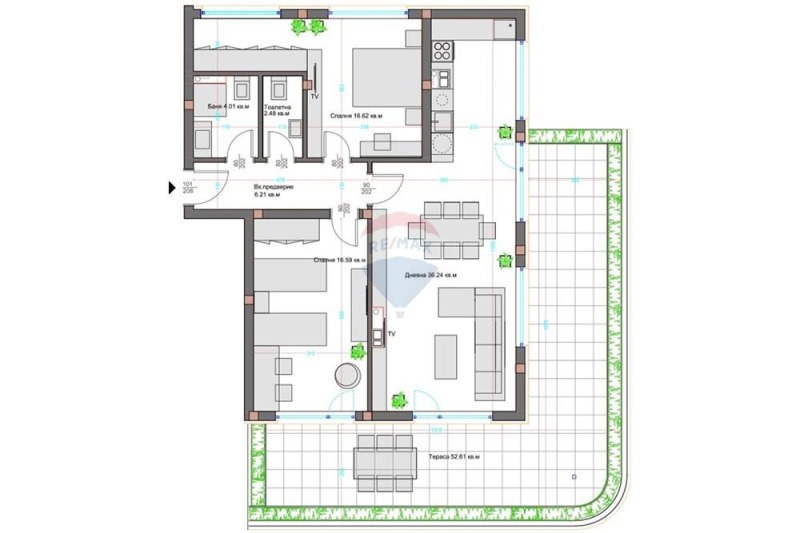 Myytävänä  2 makuuhuonetta Varna , Troševo , 150 neliömetriä | 83243522 - kuva [2]