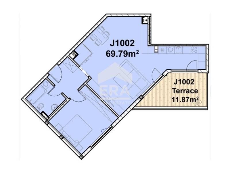 Продава 2-СТАЕН, гр. София, Полигона, снимка 2 - Aпартаменти - 46946466