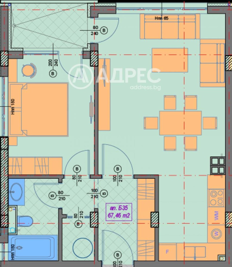 Продава 2-СТАЕН, гр. София, Манастирски ливади, снимка 3 - Апартаменти - 53149013