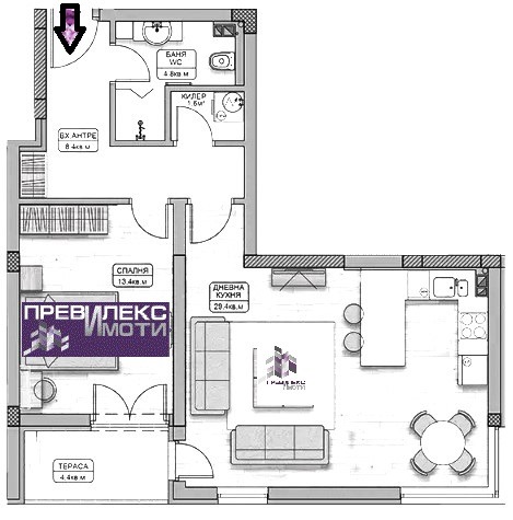 Продава 2-СТАЕН, гр. Пловдив, Кършияка, снимка 7 - Апартаменти - 53622953