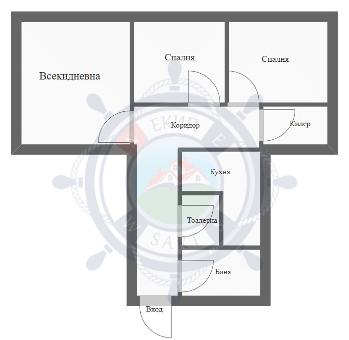 Продава 3-СТАЕН, гр. Варна, Цветен квартал, снимка 2 - Апартаменти - 53616126