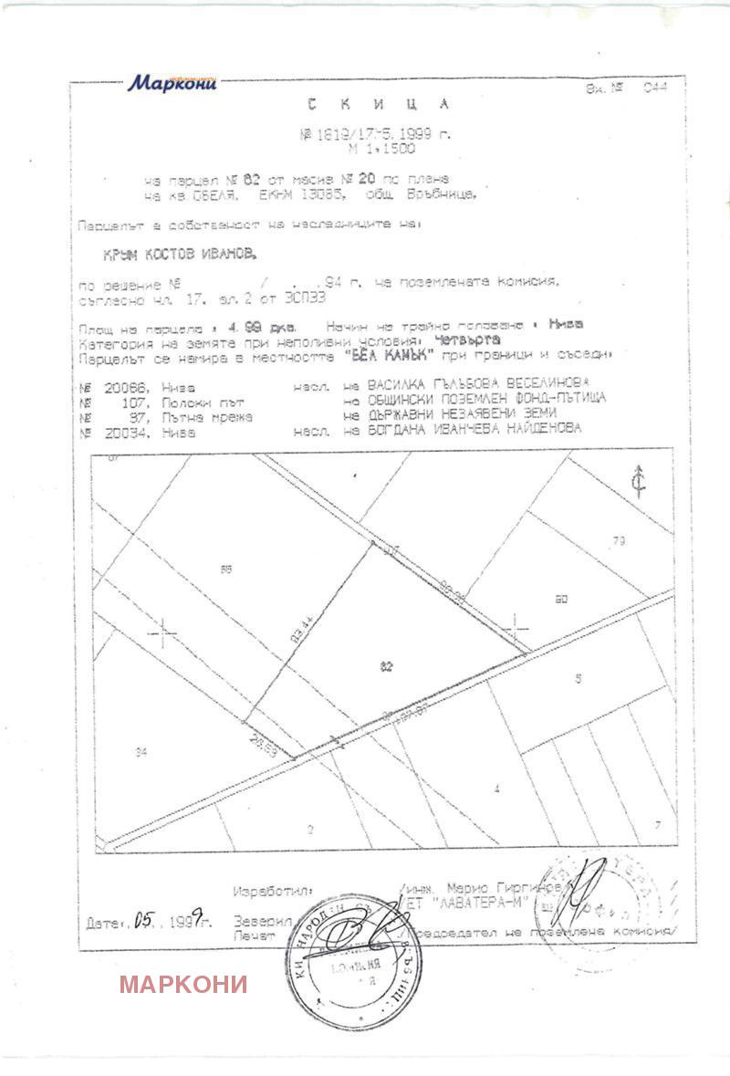 Продава ПАРЦЕЛ, гр. София, Обеля, снимка 1 - Парцели - 46852482