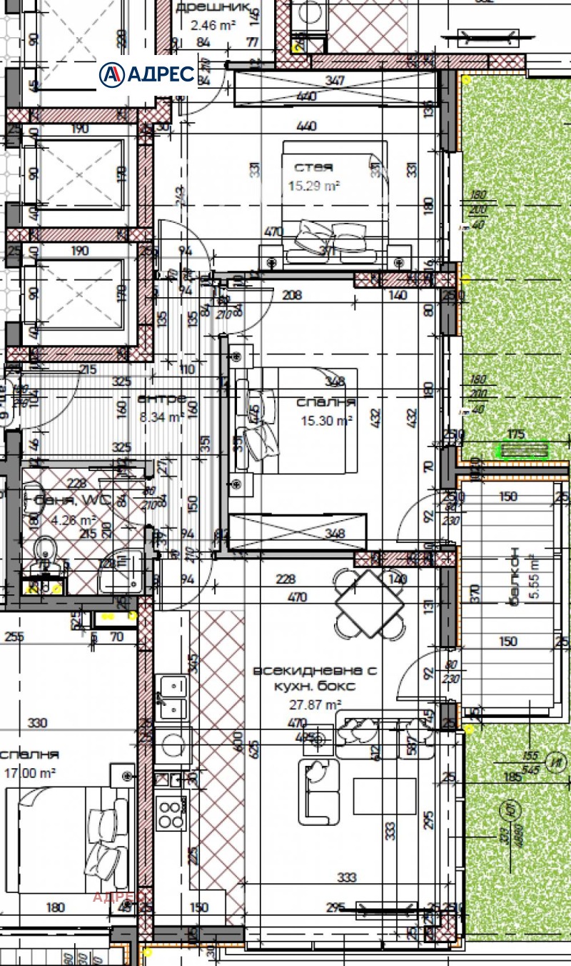 De vânzare  2 dormitoare Varna , Mladost 1 , 113 mp | 11865609