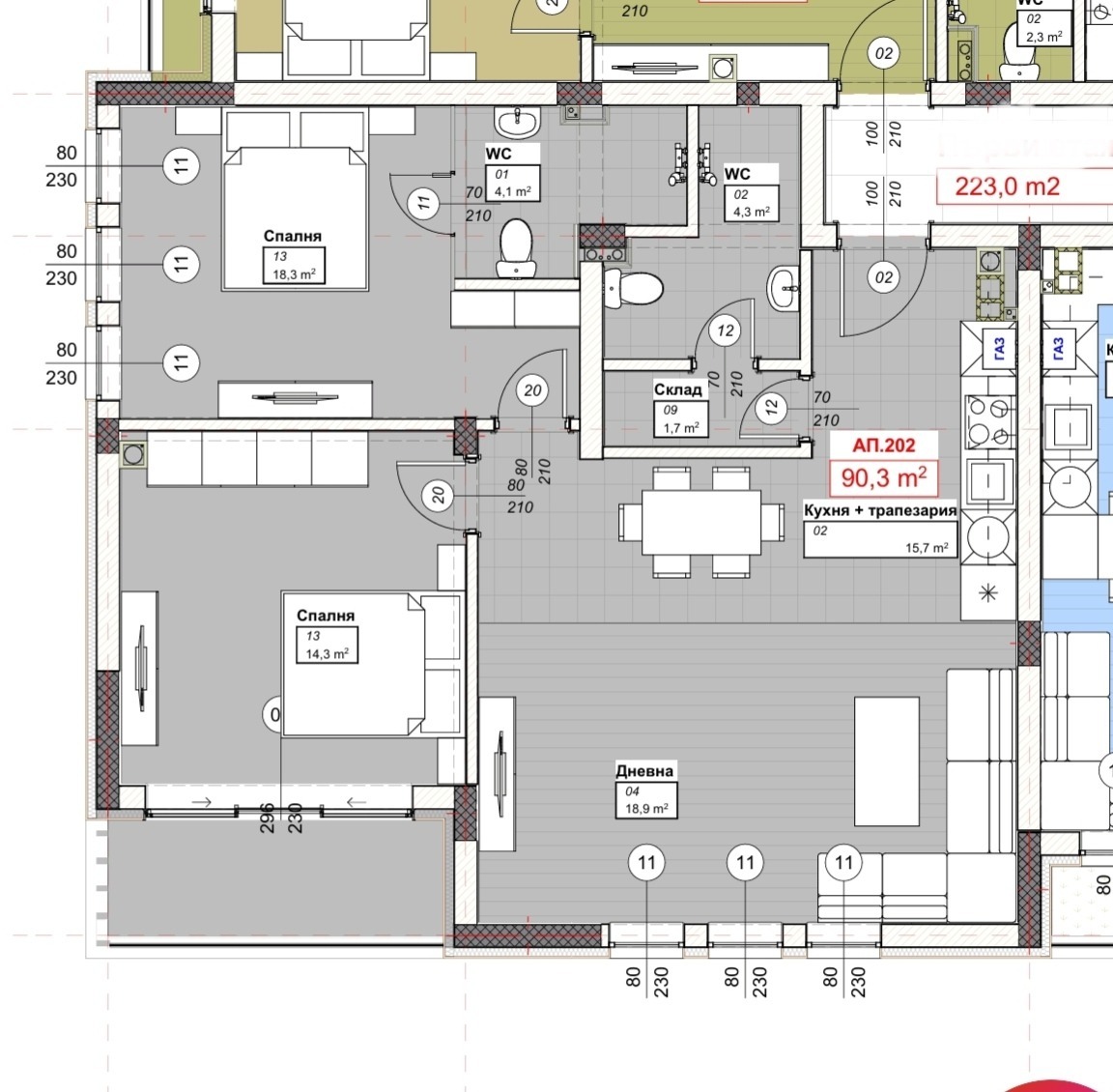 Продава 3-СТАЕН, гр. София, в.з.Малинова долина, снимка 6 - Апартаменти - 55959006