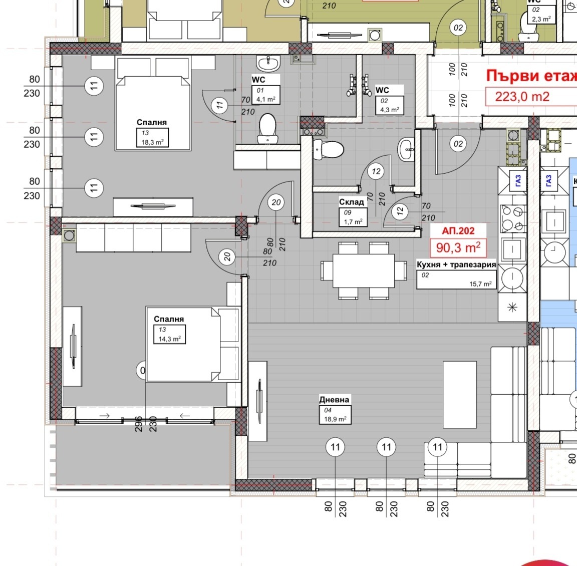 Продава 3-СТАЕН, гр. София, в.з.Малинова долина, снимка 5 - Апартаменти - 55959006