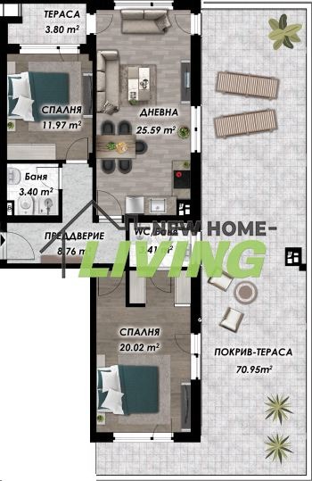 Te koop  2 slaapkamers Plovdiv , Belomorski , 180 m² | 52262574 - afbeelding [2]