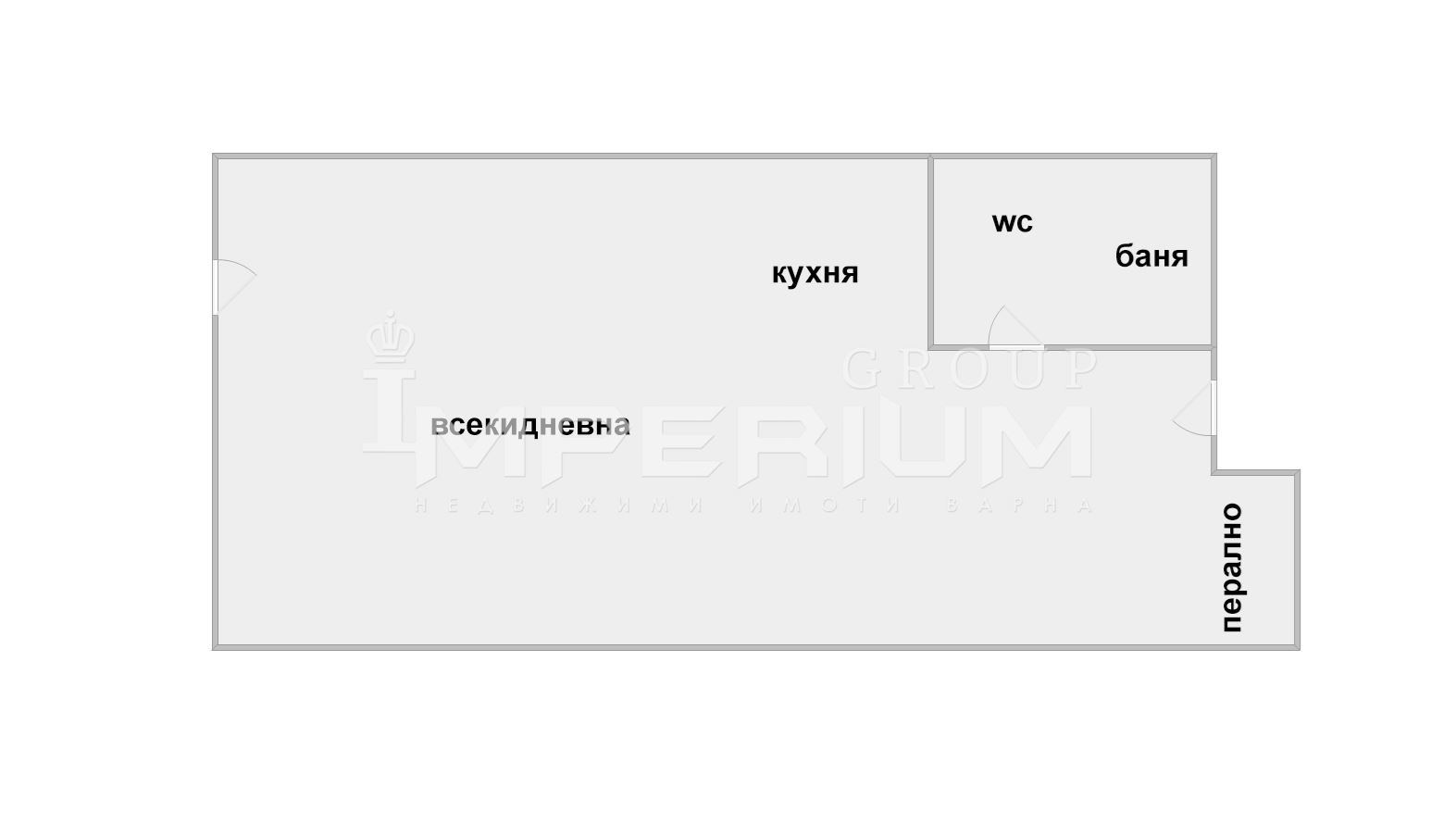 Продава 1-СТАЕН, гр. Варна, Колхозен пазар, снимка 14 - Апартаменти - 54448434