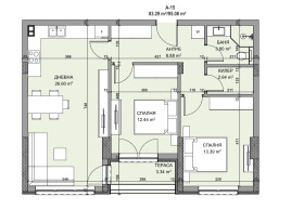 2 Schlafzimmer Wladislaw Warnentschik 1, Warna 14