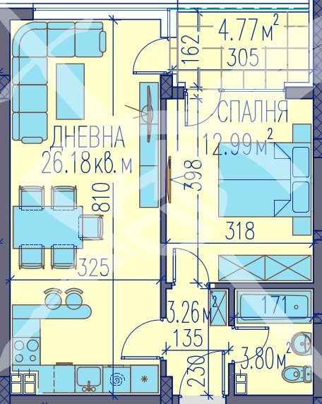 Продава 2-СТАЕН, гр. Пловдив, Изгрев, снимка 1 - Aпартаменти - 47502670