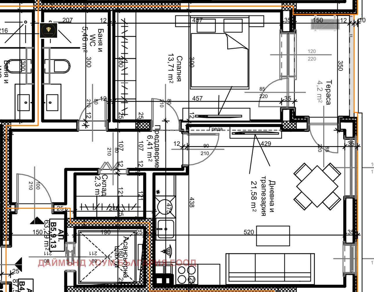 Продава 2-СТАЕН, гр. Пловдив, Остромила, снимка 10 - Апартаменти - 53497325