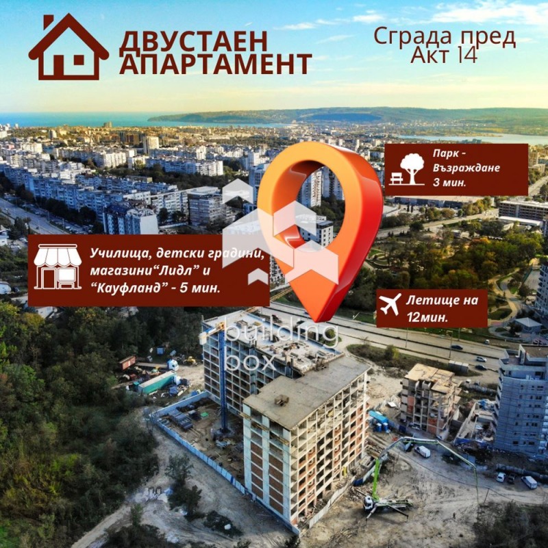 Продава 2-СТАЕН, гр. Варна, Възраждане 4, снимка 2 - Aпартаменти - 48150086