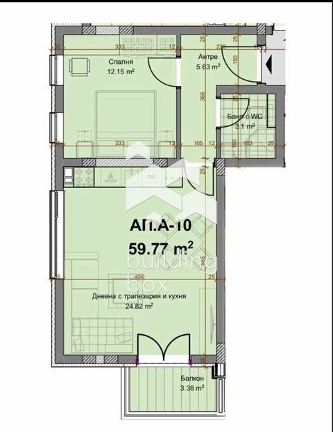 Продается  1 спальня Пловдив , Христо Смирненски , 74 кв.м | 44313511 - изображение [2]