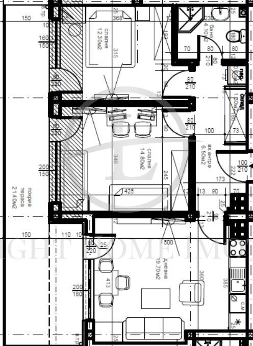 Na sprzedaż  2 sypialnie Plowdiw , Kjuczuk Pariż , 110 mkw | 42357514 - obraz [9]