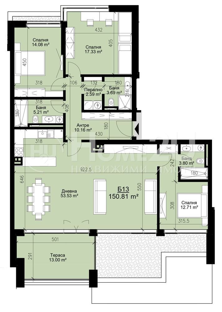 À venda  3 quartos Varna , Briz , 170 m² | 99053369 - imagem [2]