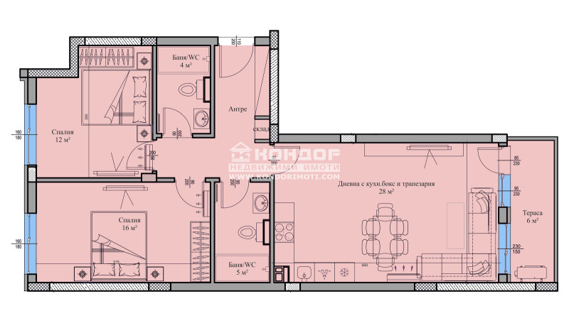 Продава  3-стаен град Пловдив , Въстанически , 106 кв.м | 92926938 - изображение [2]