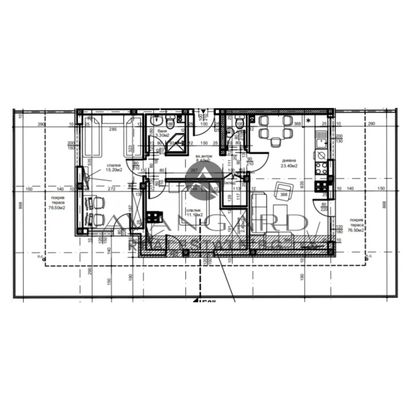Eladó  2 hálószobás Plovdiv , Kjucsuk Parizs , 176 négyzetméter | 24964266 - kép [4]