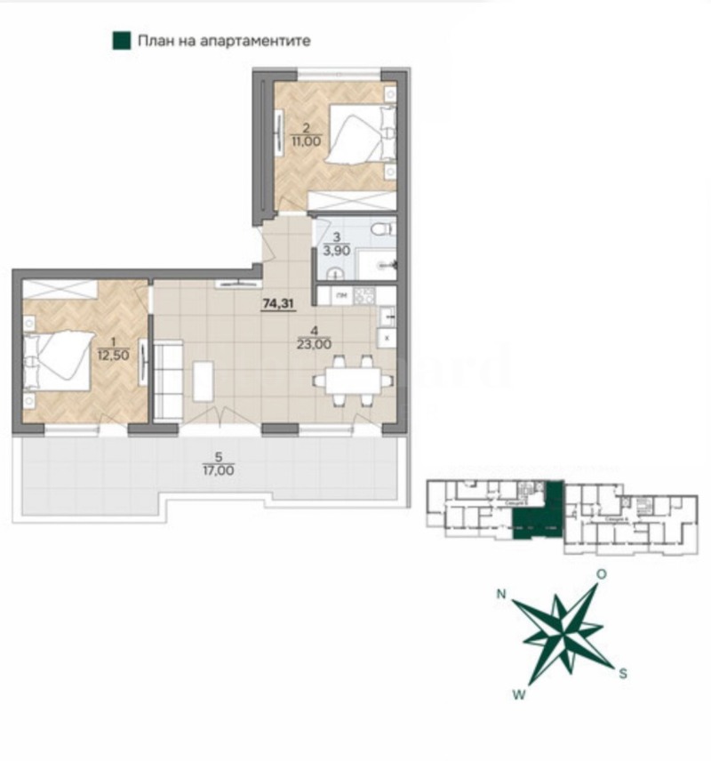 Продава 3-СТАЕН, гр. Варна, м-т Ален мак, снимка 4 - Апартаменти - 53130117