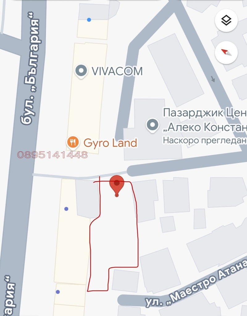 Продава ПАРЦЕЛ, гр. Пазарджик, Идеален център, снимка 2 - Парцели - 53219372