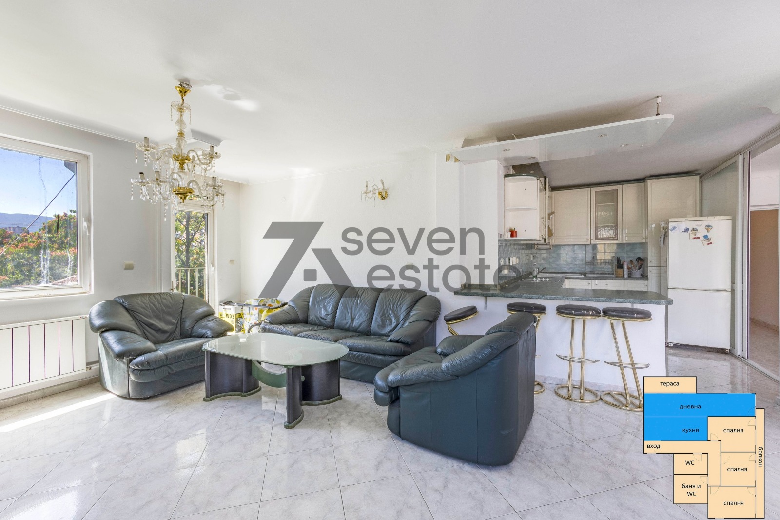 Продава 4-СТАЕН, гр. София, Зона Б-18, снимка 4 - Апартаменти - 55294253