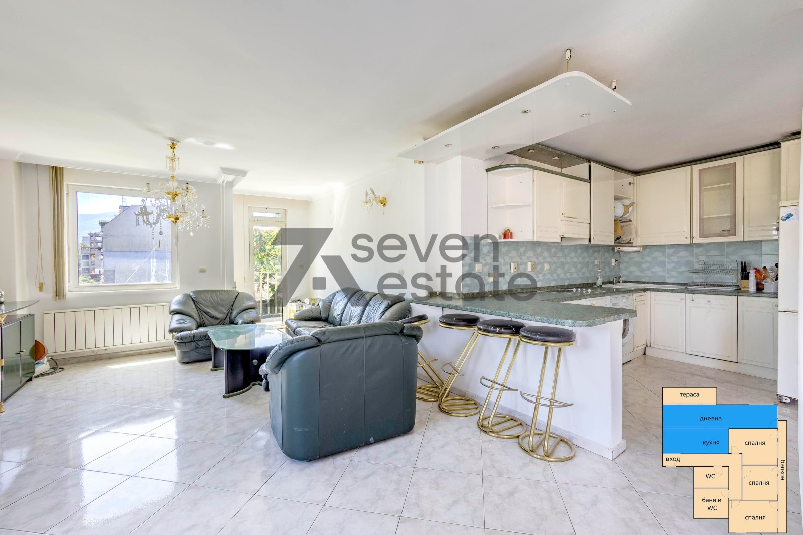 Продава 4-СТАЕН, гр. София, Зона Б-18, снимка 3 - Апартаменти - 55294253