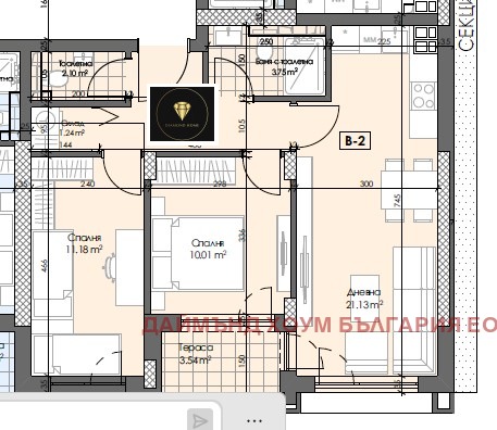 Na sprzedaż  2 sypialnie Plowdiw , Gagarin , 85 mkw | 27998420 - obraz [2]