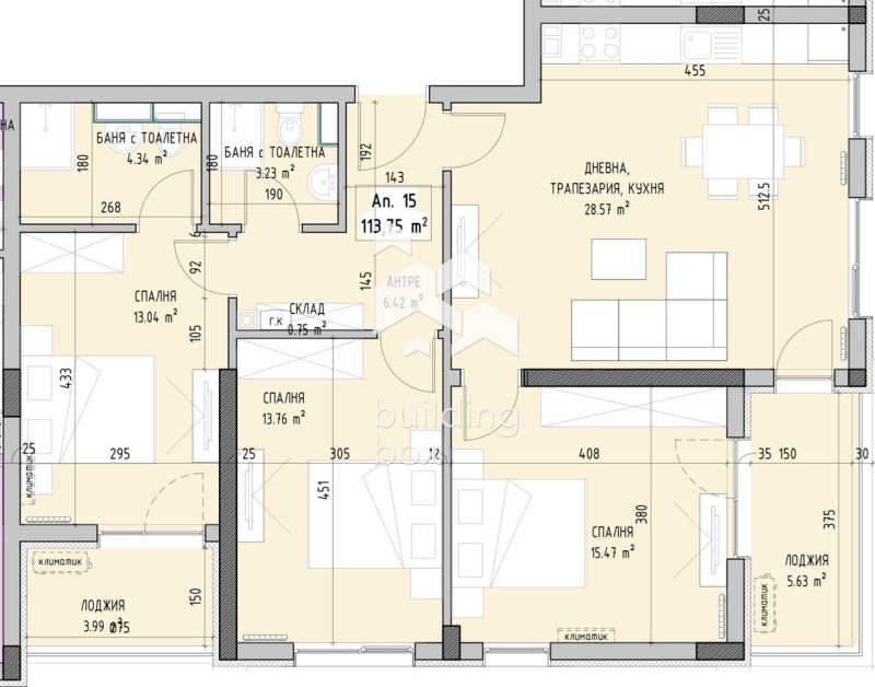 Продава 4-СТАЕН, гр. София, Малинова долина, снимка 1 - Aпартаменти - 49586685