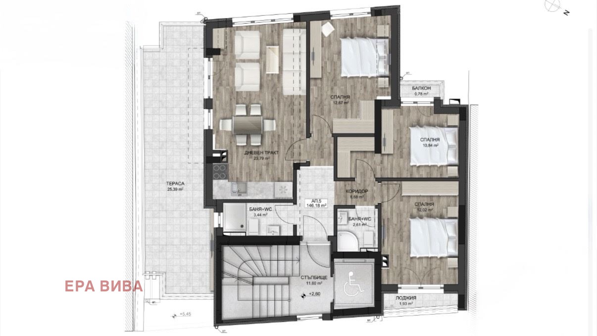 Продава 4-СТАЕН, гр. Варна, Погреби, снимка 3 - Апартаменти - 53899612