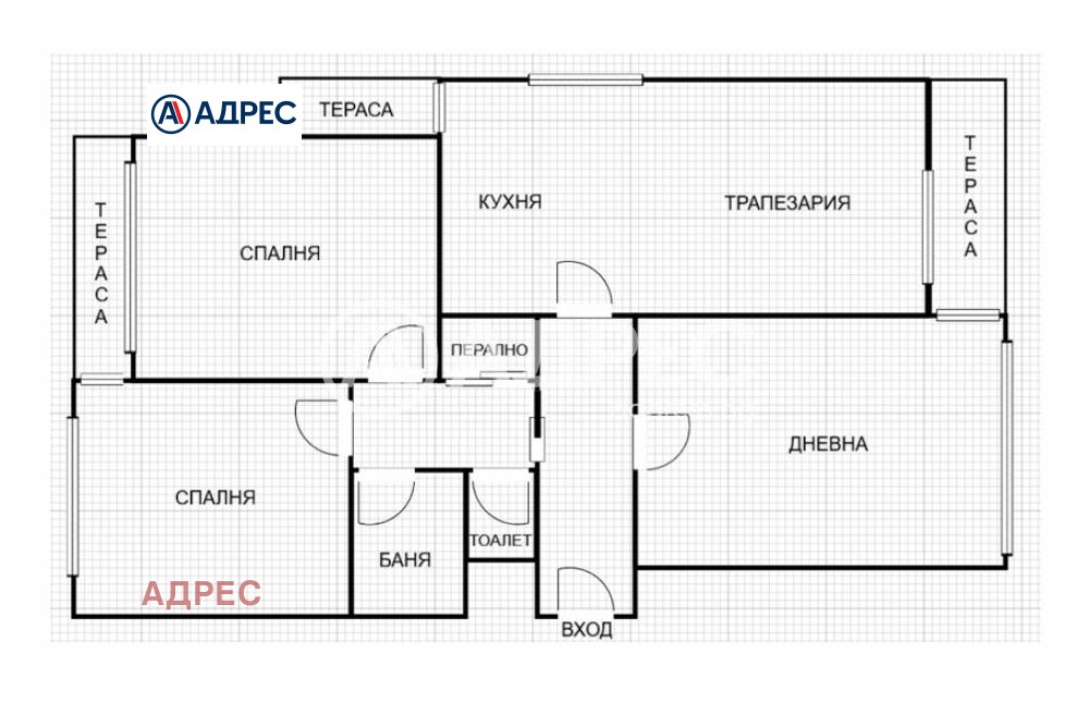 Продава МНОГОСТАЕН, гр. Варна, Зимно кино Тракия, снимка 3 - Апартаменти - 53792122