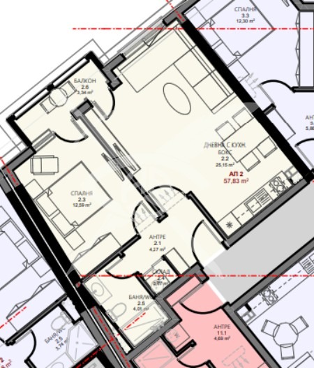 Продава 2-СТАЕН, гр. Поморие, област Бургас, снимка 2 - Aпартаменти - 48811158