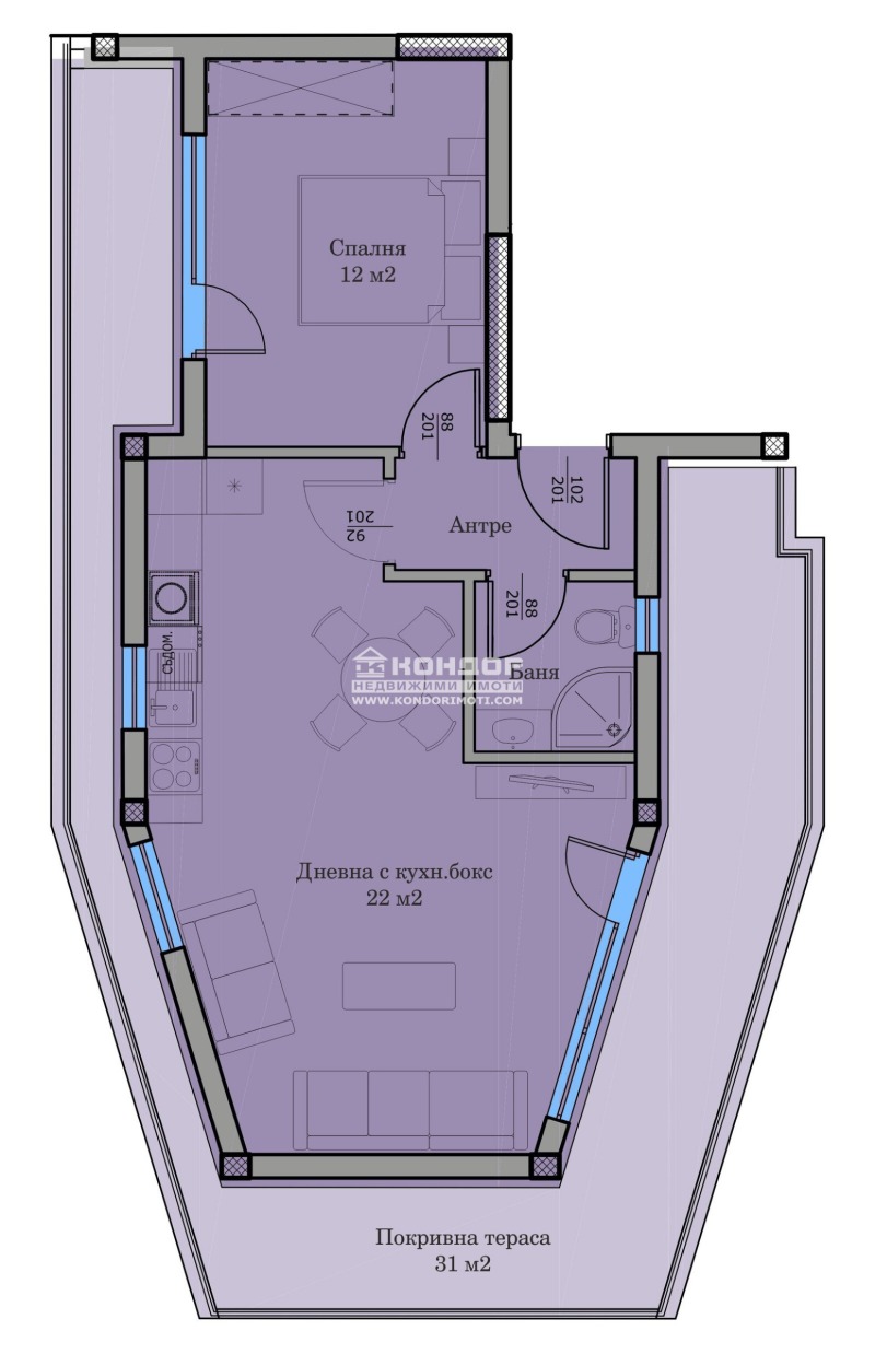 Продава 2-СТАЕН, гр. Пловдив, Въстанически, снимка 2 - Апартаменти - 52385383