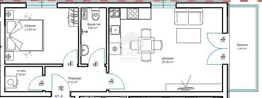Продава 2-СТАЕН, гр. Варна, м-т Пчелина, снимка 9 - Апартаменти - 56410258