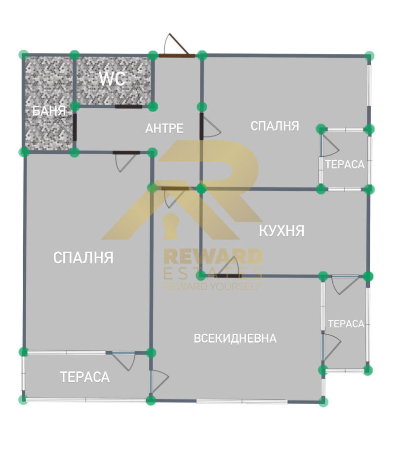 Продава 3-СТАЕН, гр. София, м-т Гърдова глава, снимка 15 - Aпартаменти - 49102205