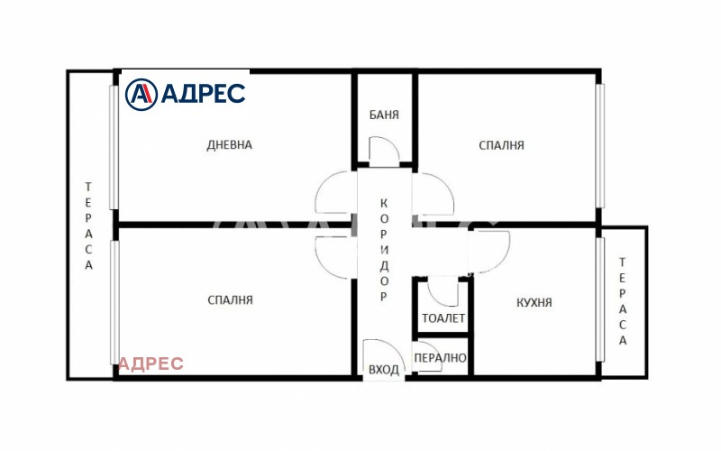 Продава  3-стаен, град Варна, Левски 1 •  159 000 EUR • ID 77459320 — holmes.bg - [1] 