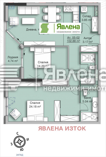 Na prodej  2 ložnice Sofia , Krastova vada , 126 m2 | 97114642