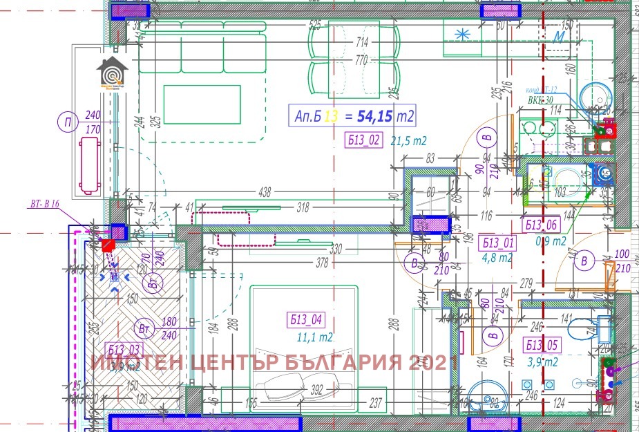 Продава 2-СТАЕН, гр. София, Малинова долина, снимка 3 - Апартаменти - 54837009