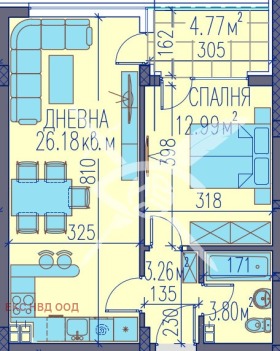 2-стаен град Пловдив, Изгрев 1