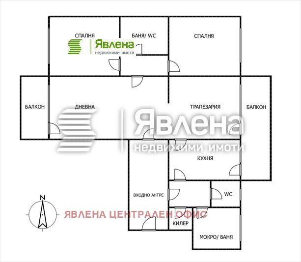 Till salu  2 sovrum Sofia , Ilinden , 100 kvm | 31651706 - bild [2]