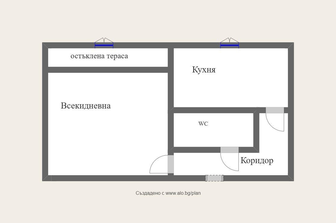 Продава 1-СТАЕН, гр. Бургас, Славейков
