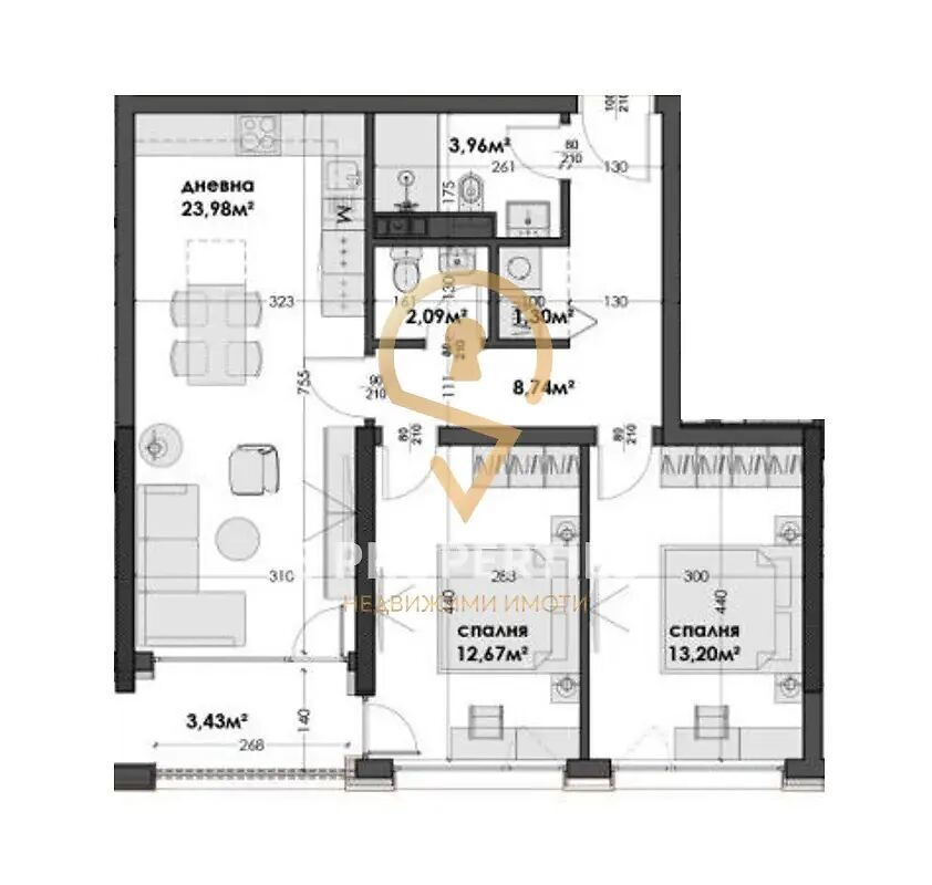 Продава 3-СТАЕН, гр. Варна, Изгрев, снимка 2 - Апартаменти - 52624119